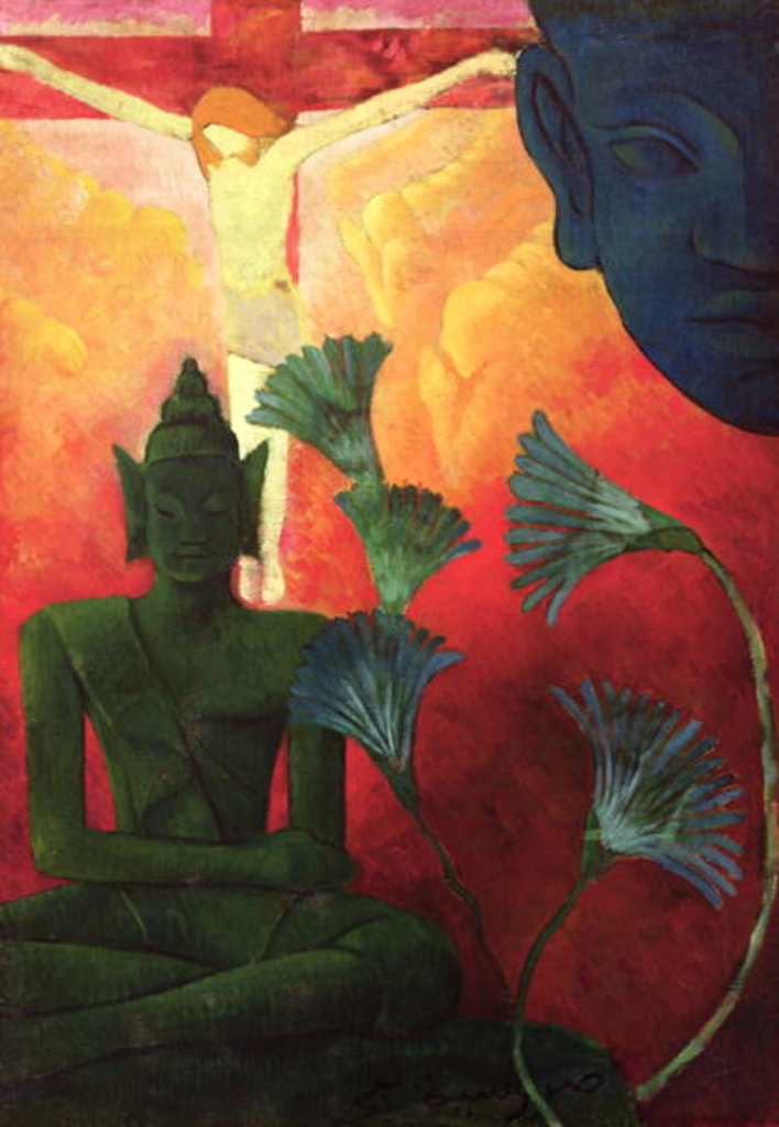 Detail of Christ and Buddha, c.1890-1892 by Paul Ranson