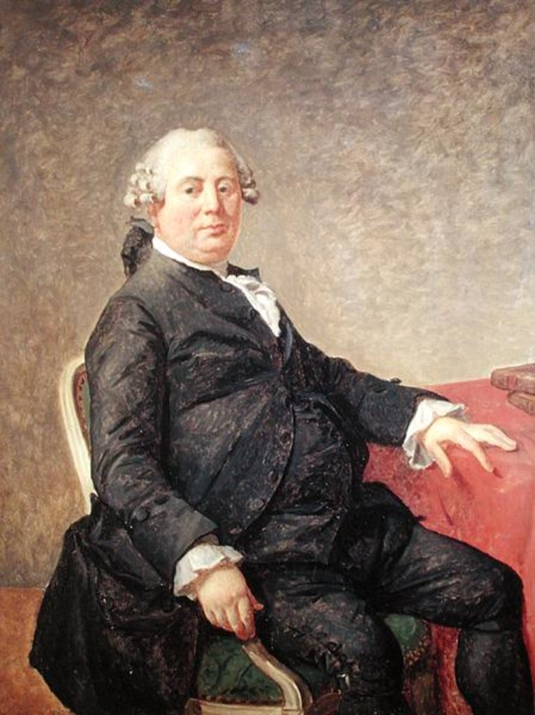 Detail of Portrait of Philippe-Laurent de Joubert by Jacques Louis David