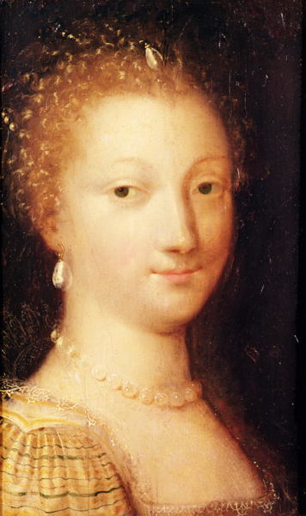 Detail of Portrait of a Woman by French School