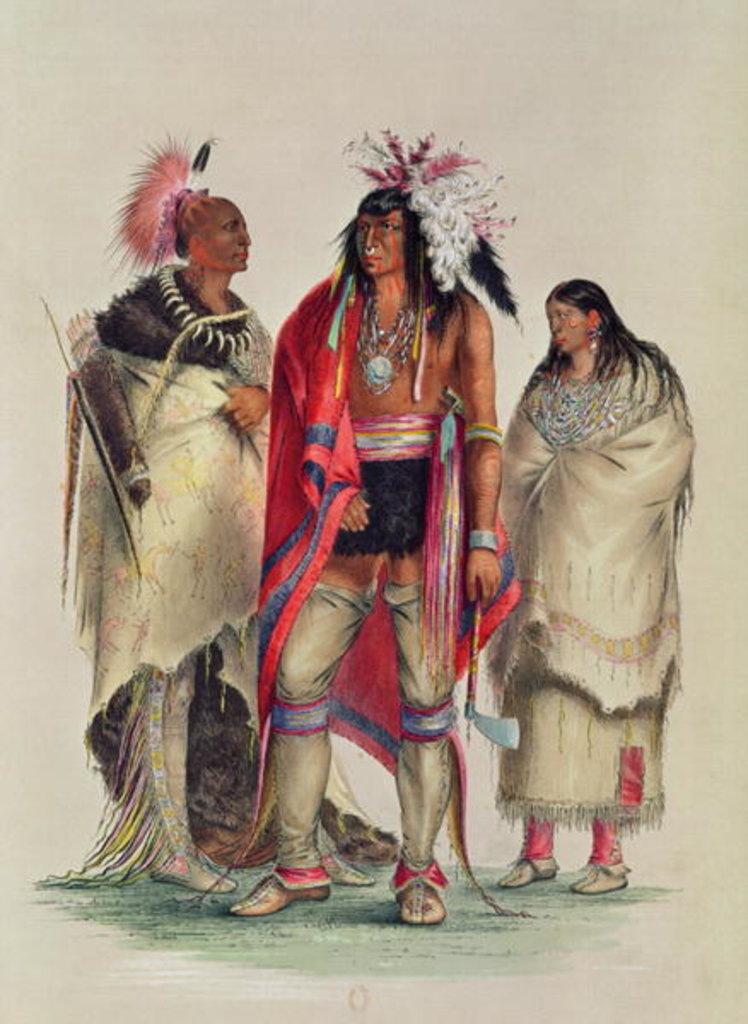 Detail of North American Indians, c.1832 by George Catlin