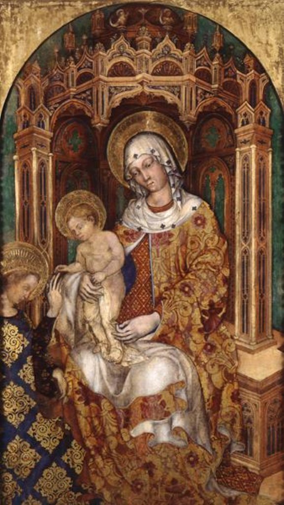 Detail of The Mystic Marriage of St. Catherine of Alexandria by Michele Giambono