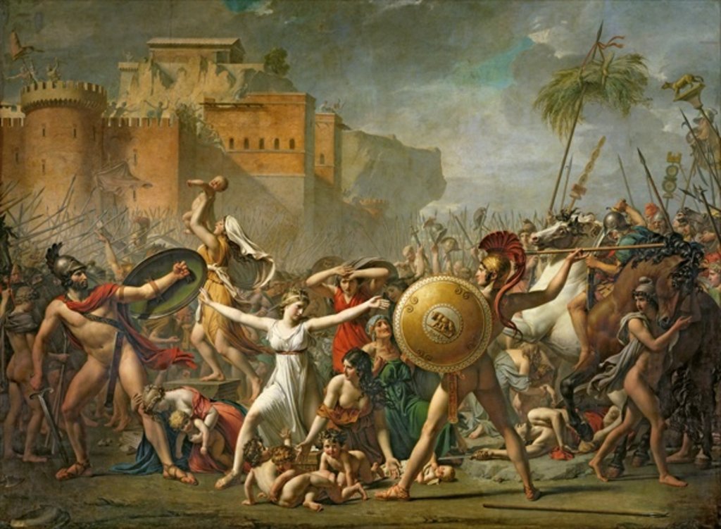 Detail of The Sabine Women, 1799 by Jacques Louis David