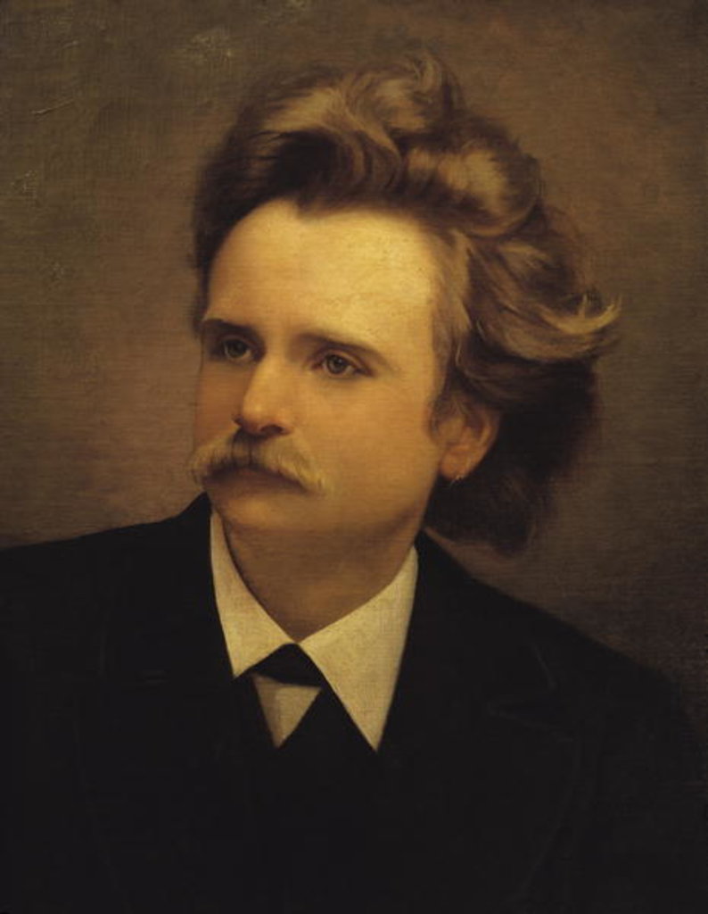 Detail of Edvard Hagerup Grieg by Italian School