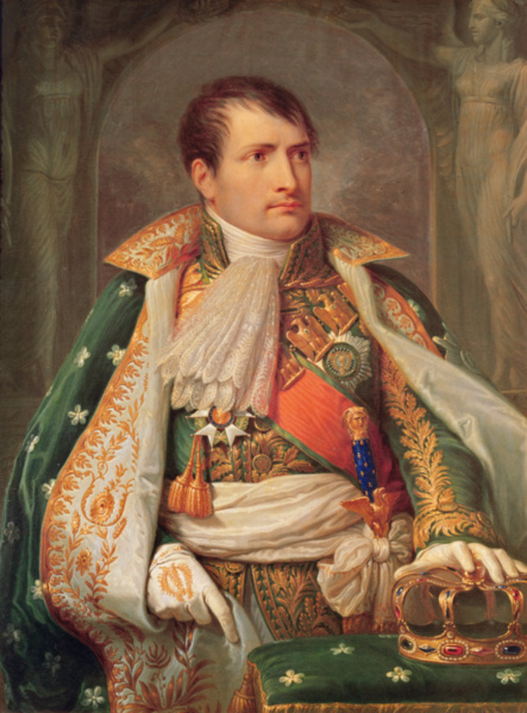 Detail of Napoleon I King of Italy, c.1805-10 by Andrea the Elder Appiani