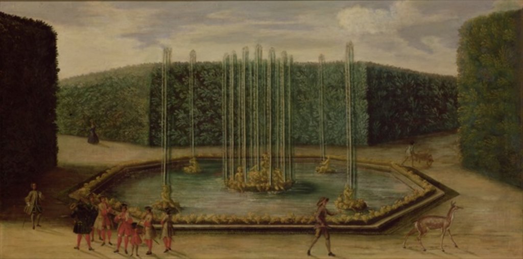 Detail of The Fountain of Bacchus at Versailles by French School