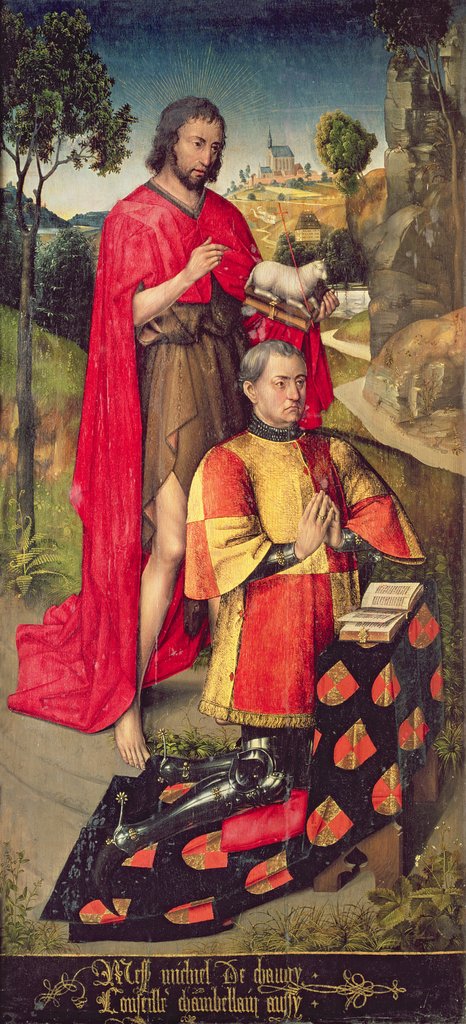 Detail of Left panel by Rogier van der