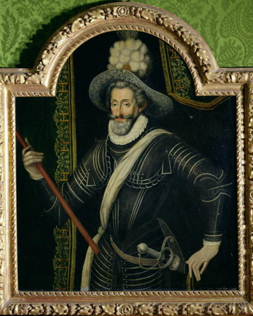 Detail of Henri IV King of France and Navarre, c.1595 by French School