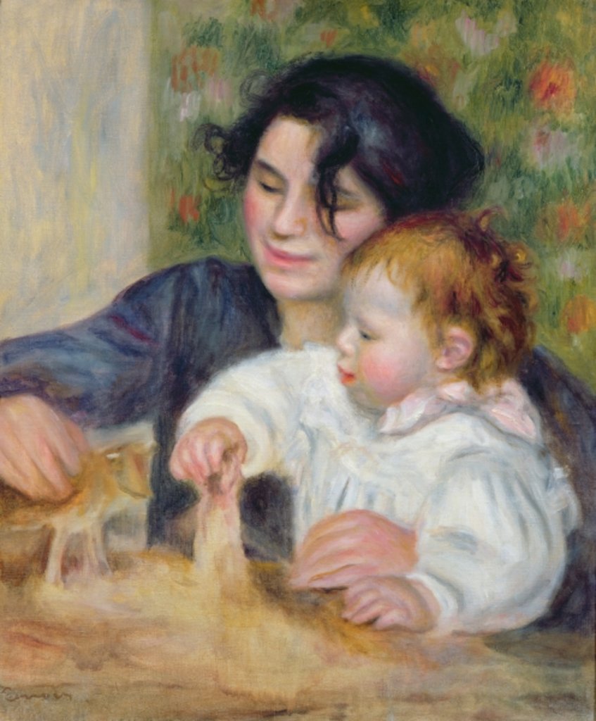 Detail of Gabrielle and Jean, c.1895-6 by Pierre Auguste Renoir