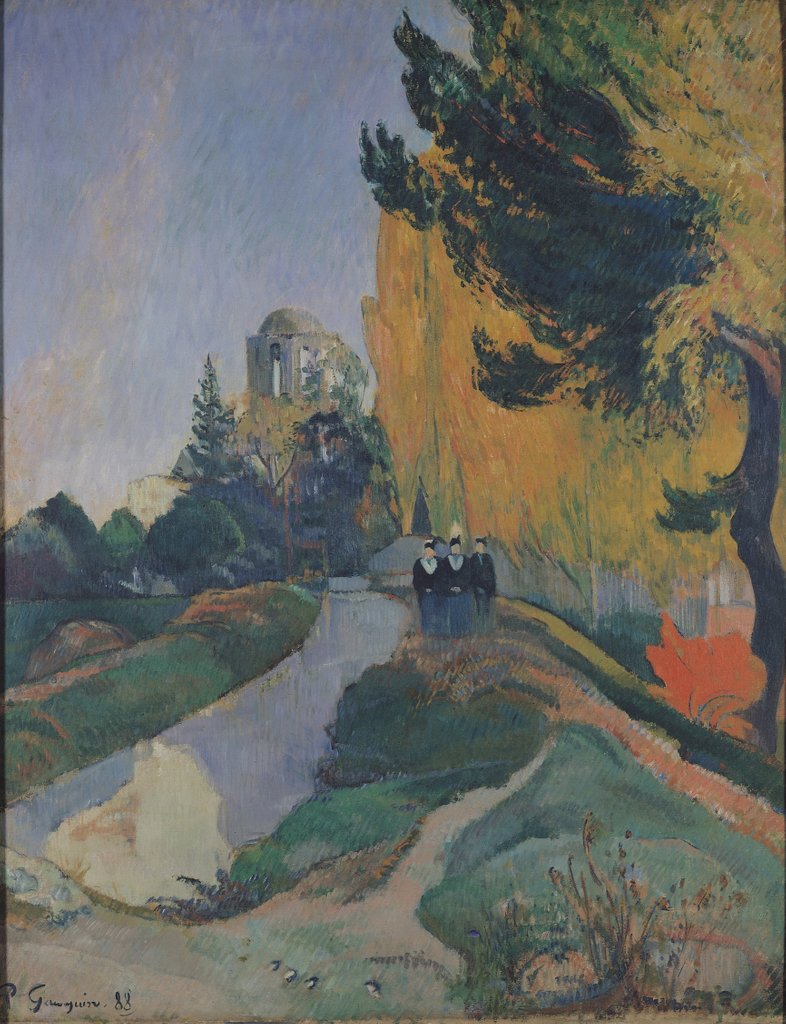 Detail of The Alyscamps, Arles, 1888 by Paul Gauguin