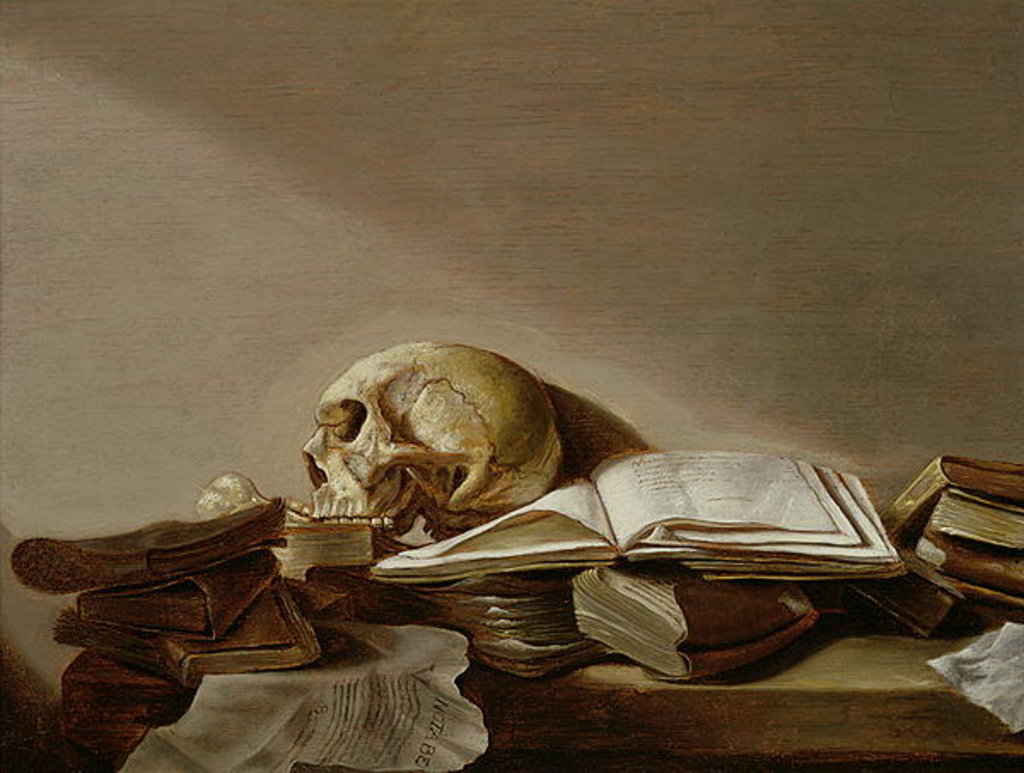 Detail of Vanitas by Jan Davidsz. de Heem