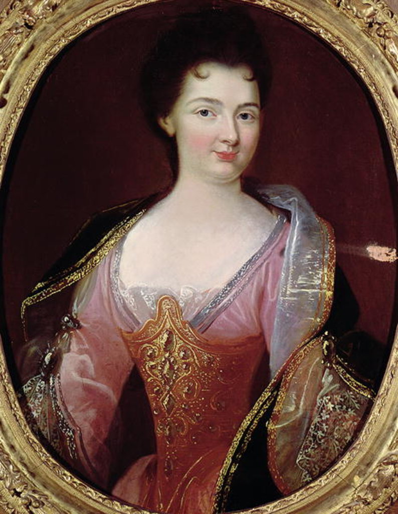 Detail of Portrait of Claudine Alexandrine Guerin de Tencin by French School