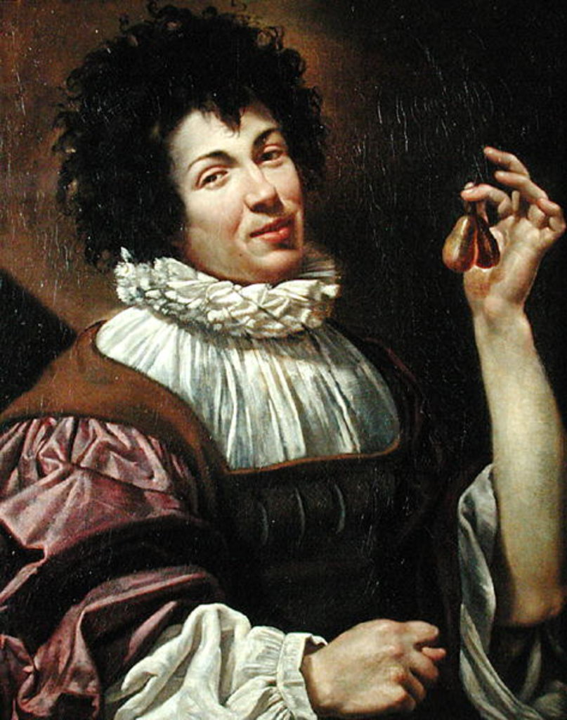 Detail of Young Man with a Fig, c.1620-30 by Simon (attr. to) Vouet