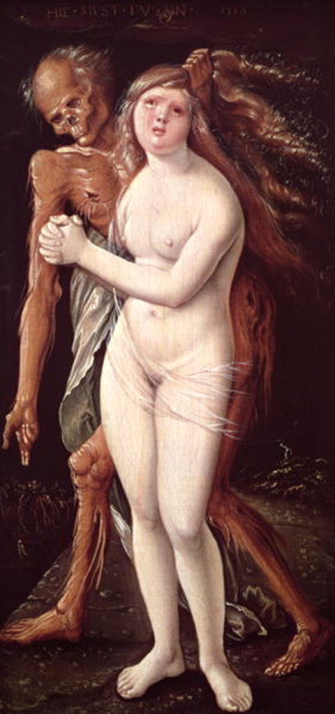Detail of Young Woman and Death, 1517 by Hans Baldung Grien