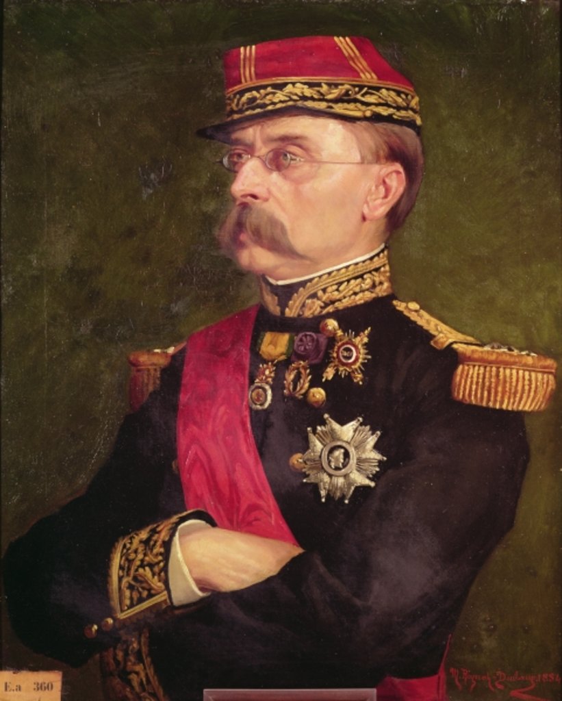 Detail of Portrait of General Louis Faidherbe 1884 by Marie Rignot-Dubaux