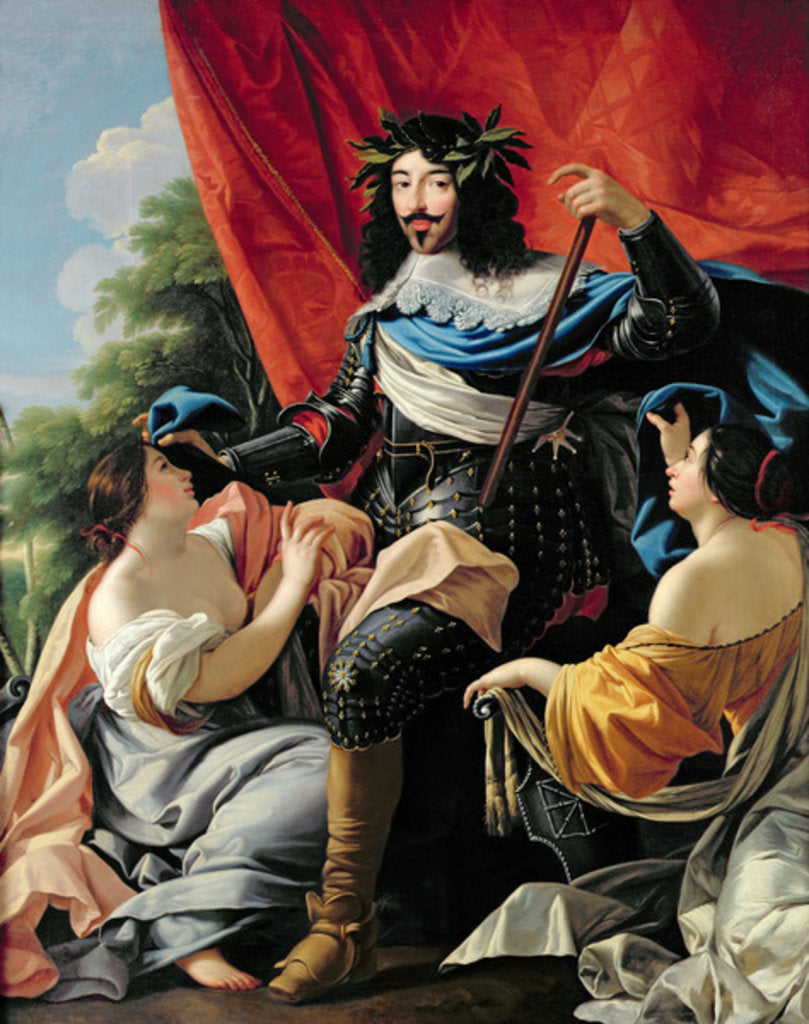Detail of Louis XIII by Simon Vouet (after)