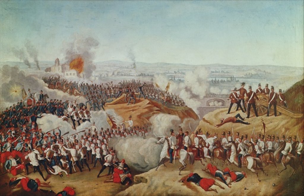 Detail of The Battle of Magenta, 4th June 1859, c.1859 by Austrian School