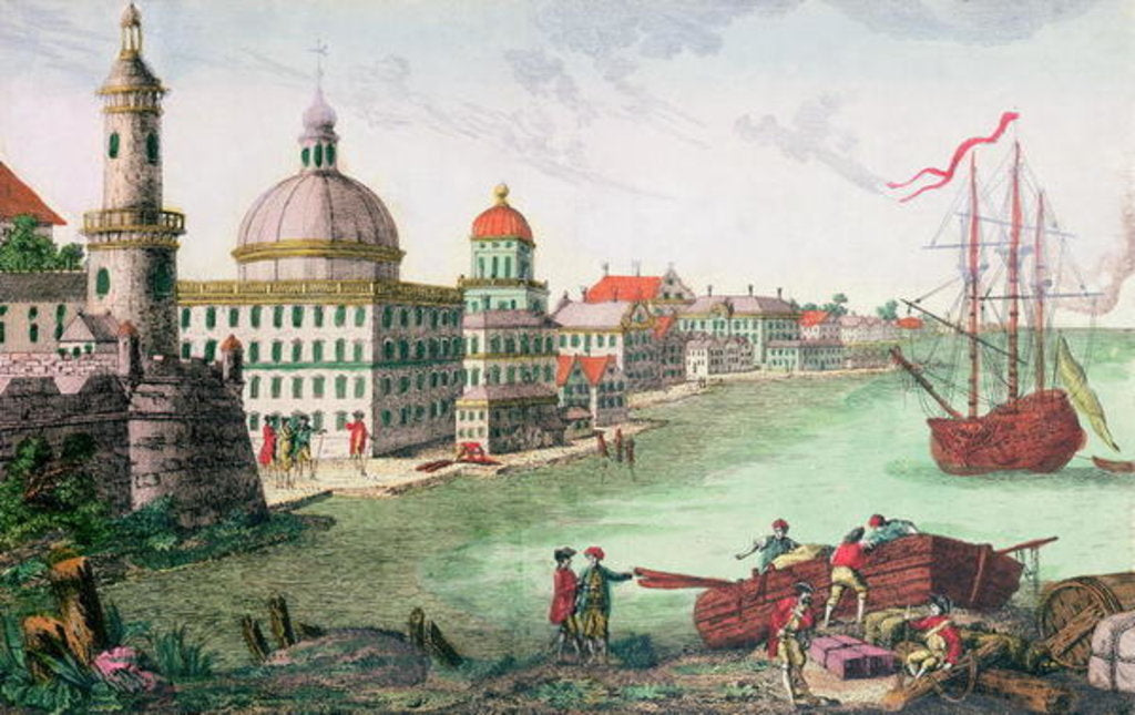 Detail of View of Quebec by Franz Xavier Habermann