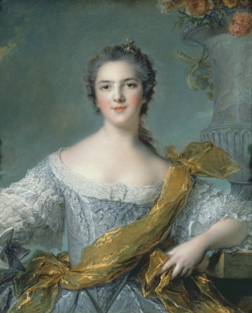 Detail of Victoire de France at Fontevrault, 1748 by Jean-Marc Nattier