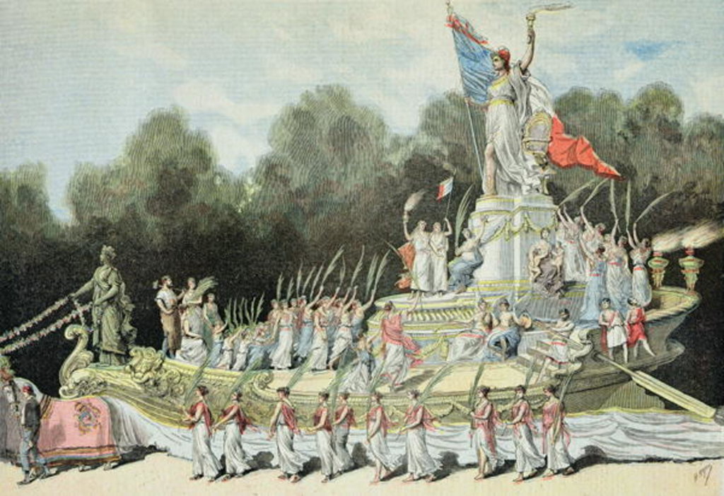Detail of Chariot of the Triumph of the Republic at the National Festival, 22nd September 1892 by Henri Meyer