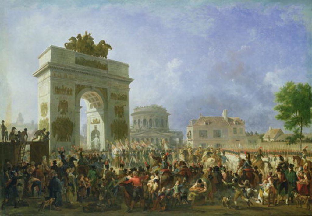 Detail of Entry of the Imperial Guard into Paris at the Barriere de Pantin, 25th November 1807, 1810 by Nicolas Antoine Taunay
