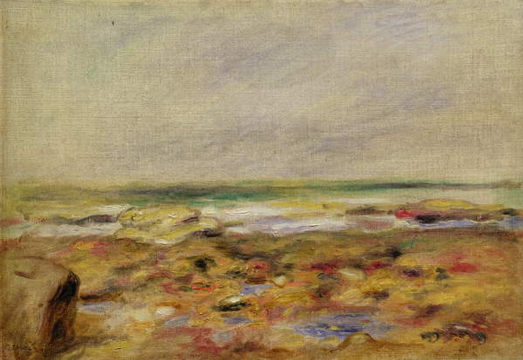 Detail of The Beach at Martigues, 1888 by Pierre Auguste Renoir