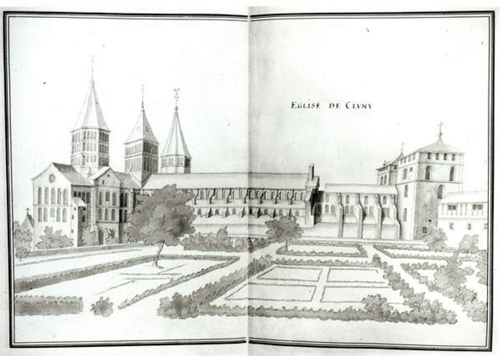 Detail of Cluny Abbey by French School