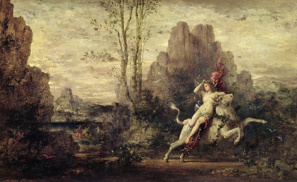 Detail of The Rape of Europa, c.1869 by Gustave Moreau