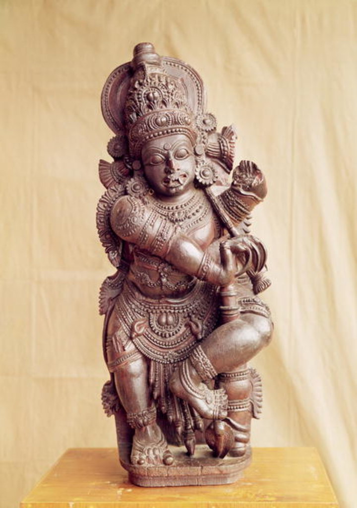 Detail of Durga, from Southern India by Indian School