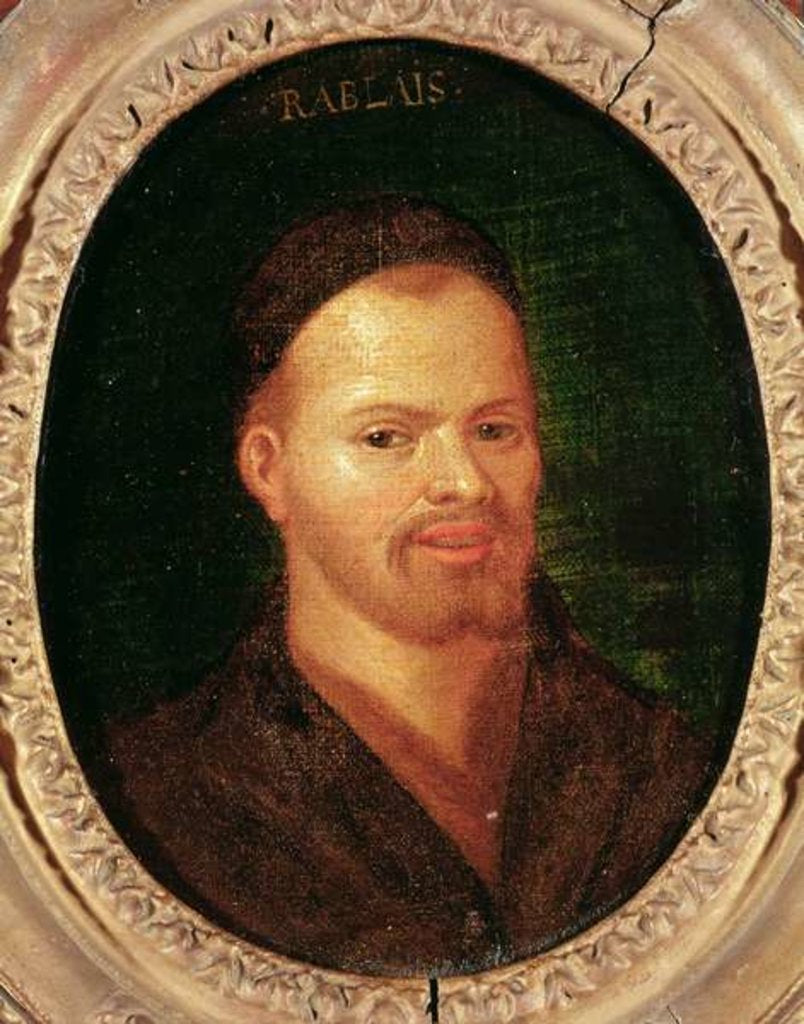 Detail of Francois Rabelais by French School