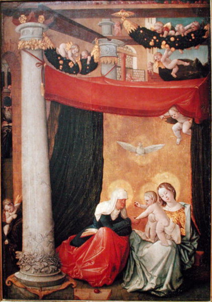 Detail of The Virgin and Child with St. Anne by Hans Baldung Grien