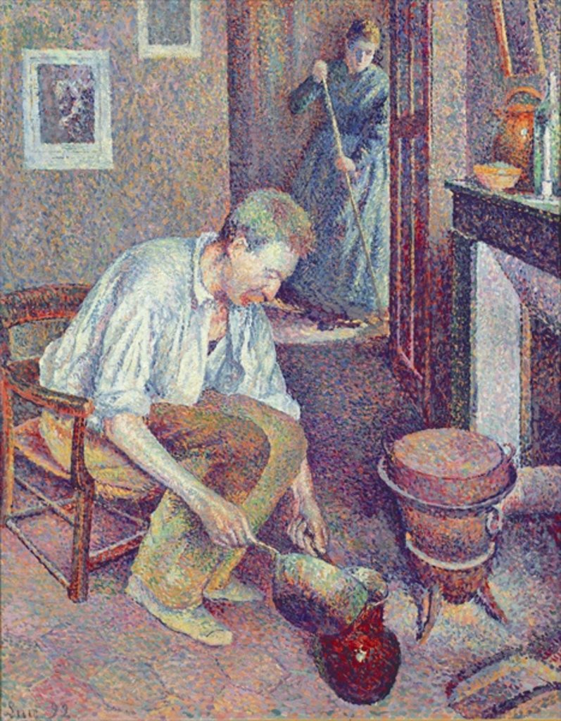 Detail of The Coffee, 1892 by Maximilien Luce