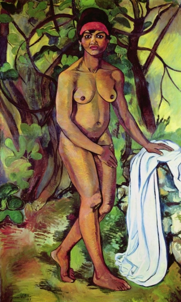 Detail of Nude Negress, 1919 by Marie Clementine Valadon