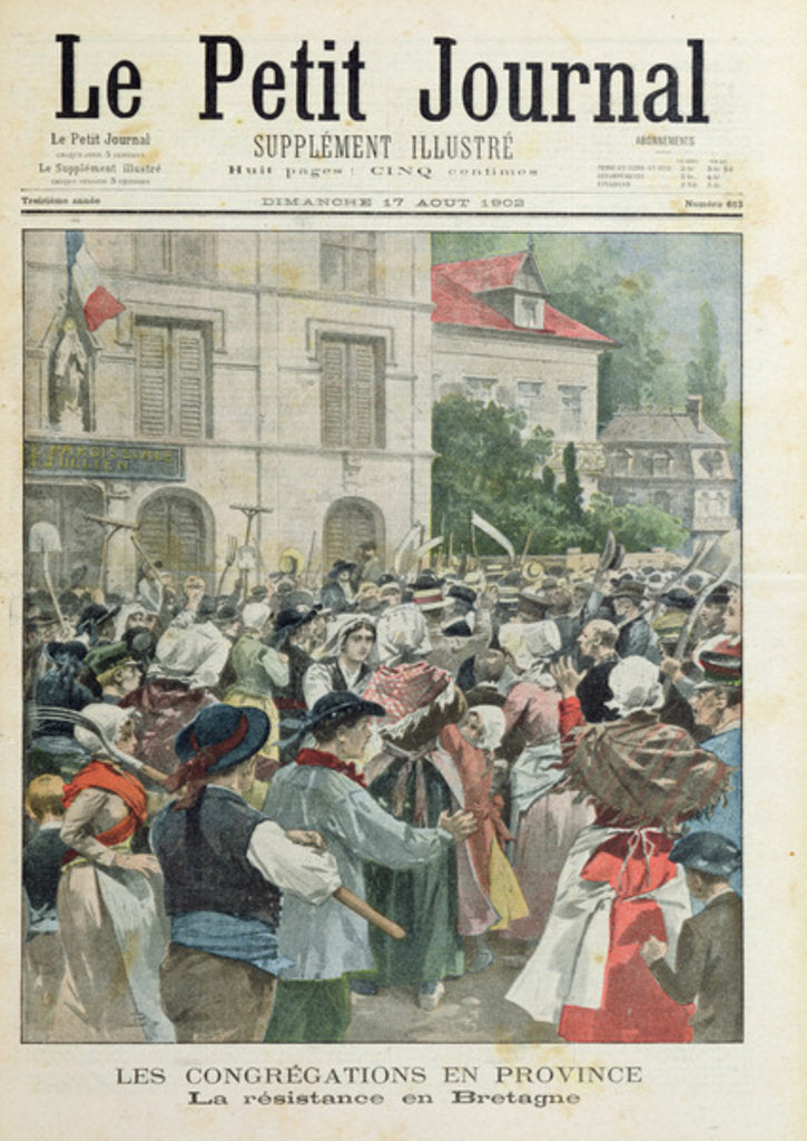 Detail of The Resistance in Brittany by French School