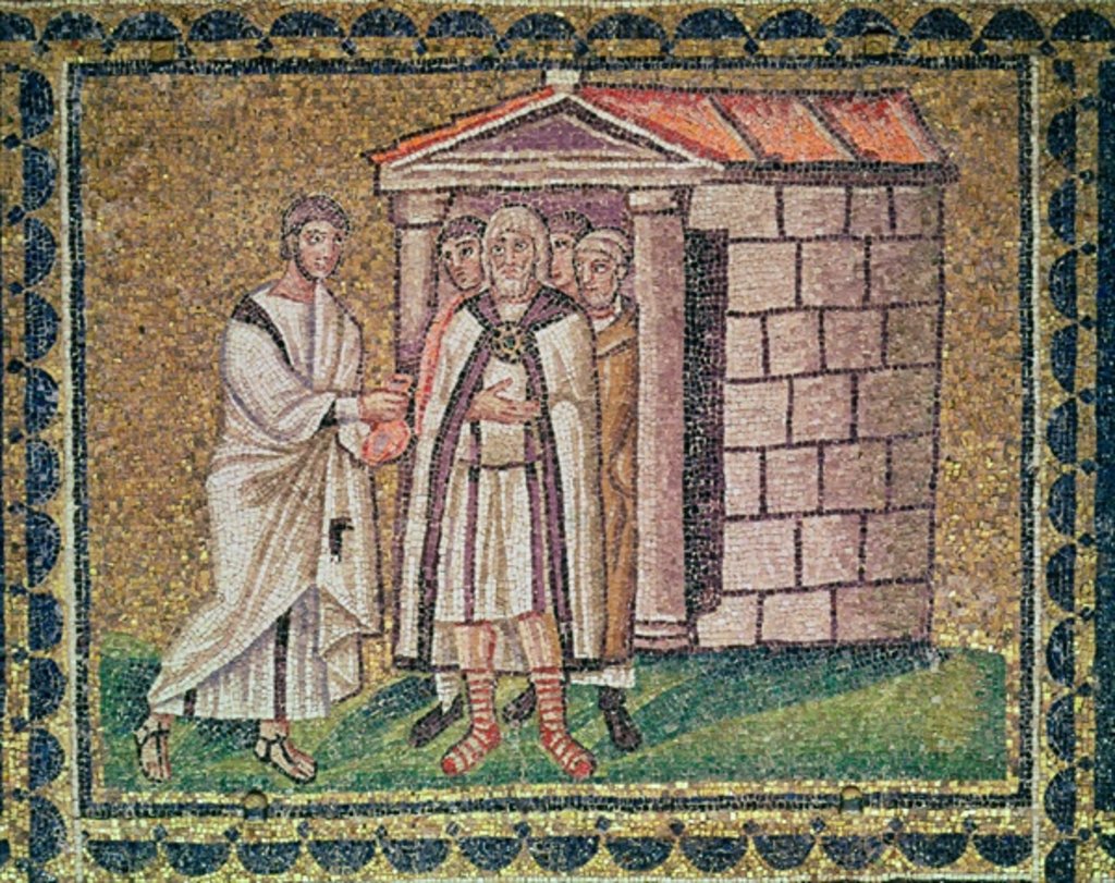 Detail of Judas Repents, Scenes from the Life of Christ by Byzantine School