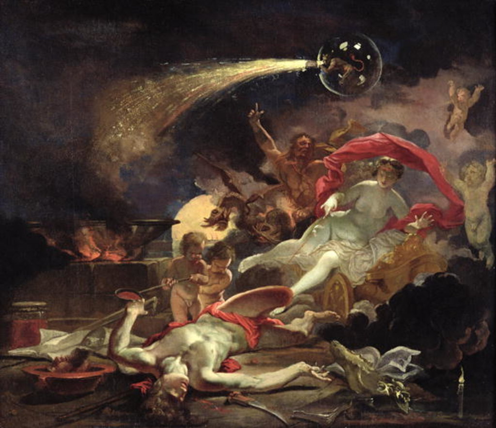 Detail of Medea Rejuvenating Eson by Domenicus van (1661-c.1720) Wijnen