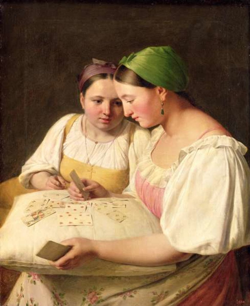 Detail of Fortune-Telling, 1842 by Aleksei Gavrilovich Venetsianov