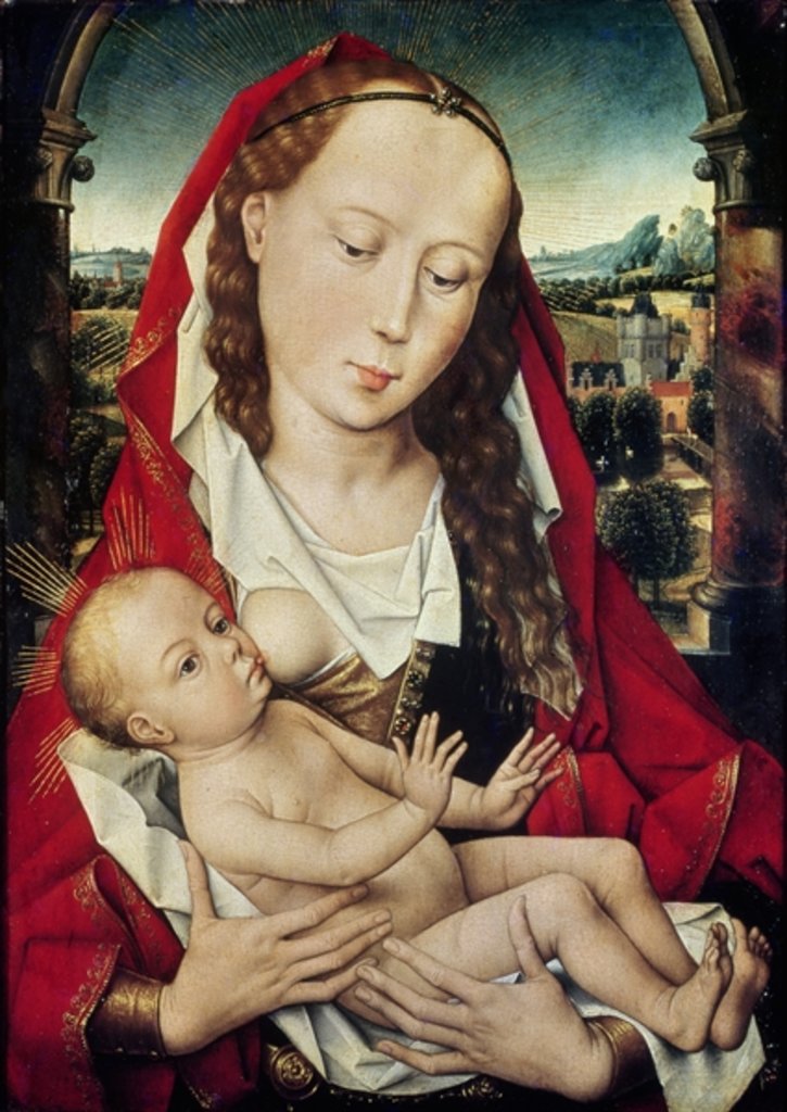 Detail of Virgin and Child, c.1467-70 by Hans Memling