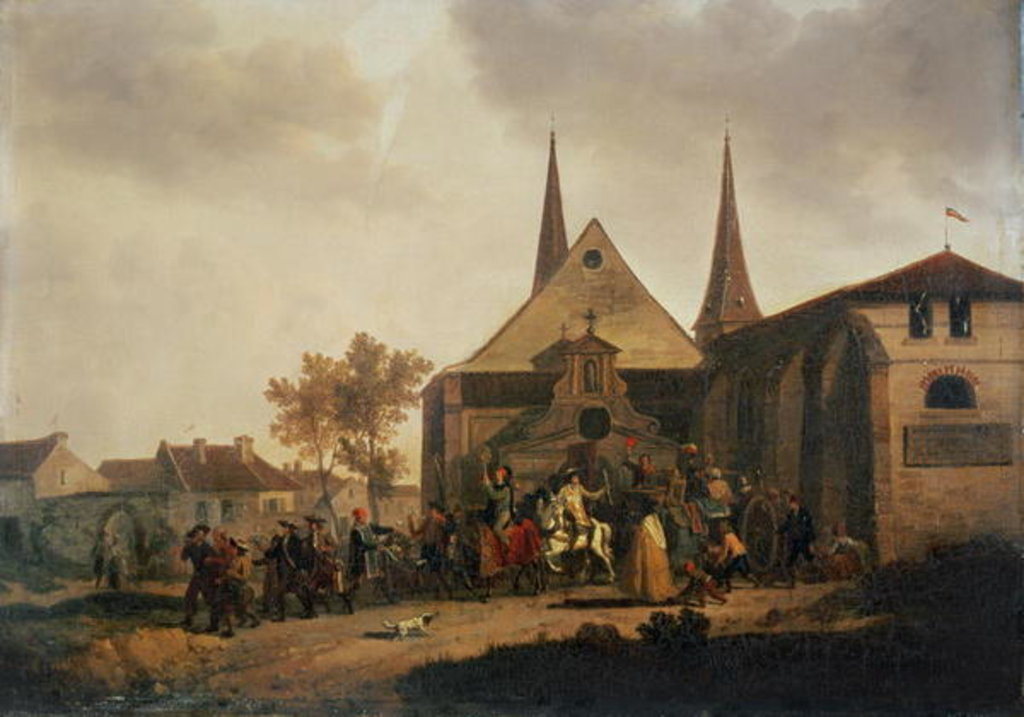 Detail of Pillage of a Church during the Revolution by Jacques Francois Joseph Swebach
