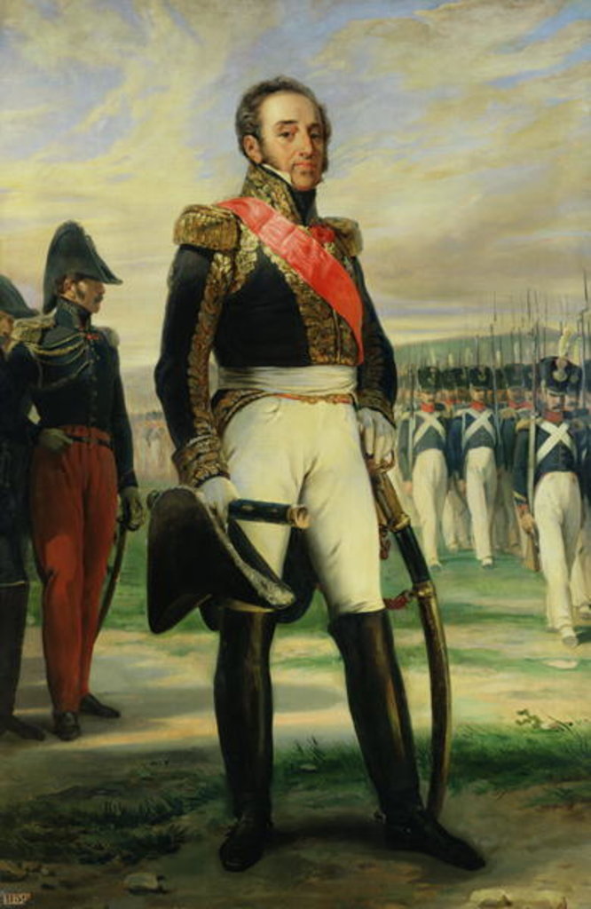 Detail of Louis-Gabriel Suchet Duke of Albufera and Marshal of France by Frederic Legrip