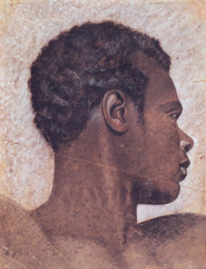 Detail of Head of a Negro by Theodore Gericault