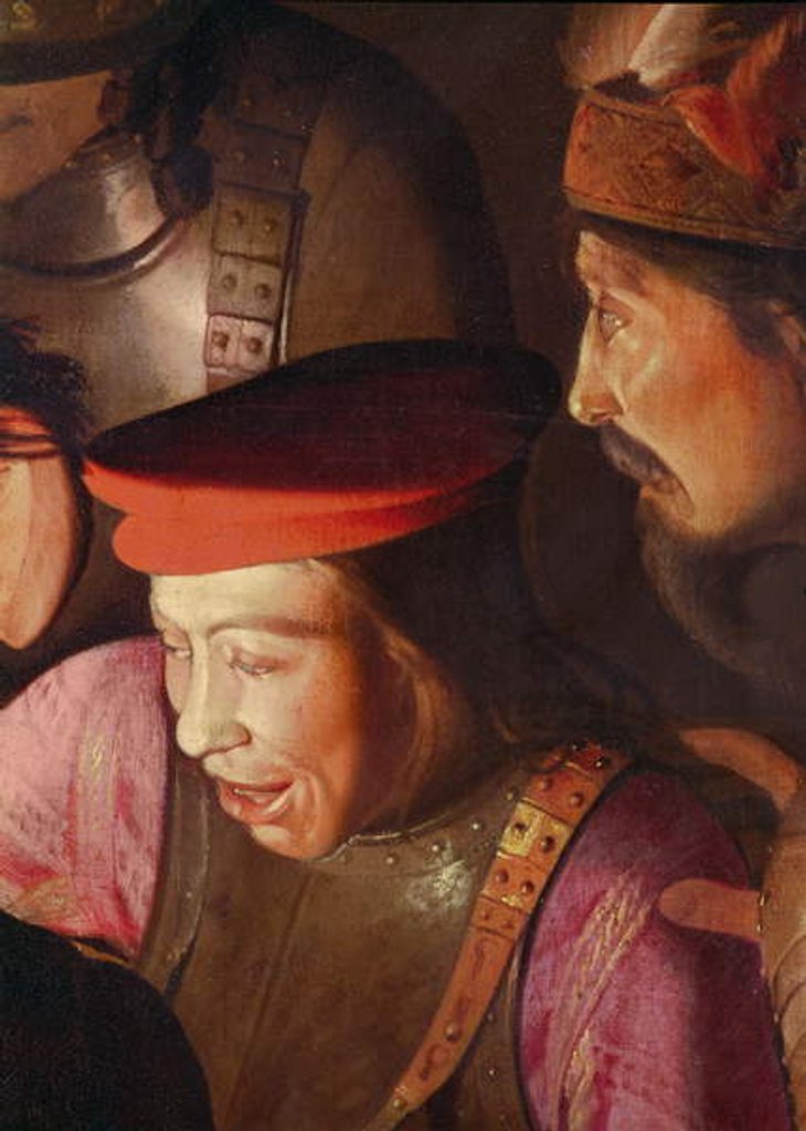 Detail of The Denial of St. Peter, 1650 by Georges de la Tour