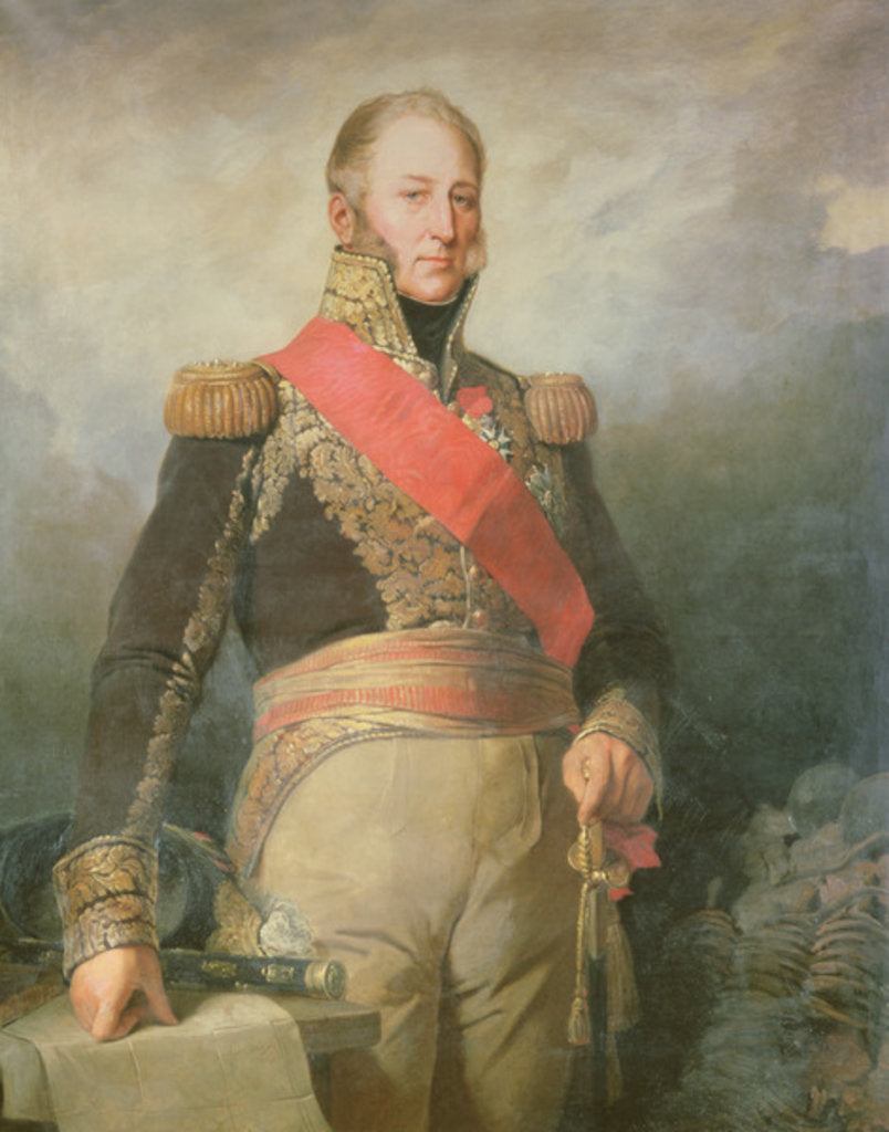 Detail of Edouard Adolphe Casimir Joseph Mortier Duke of Treviso and Marshal of France, after 1811 by French School