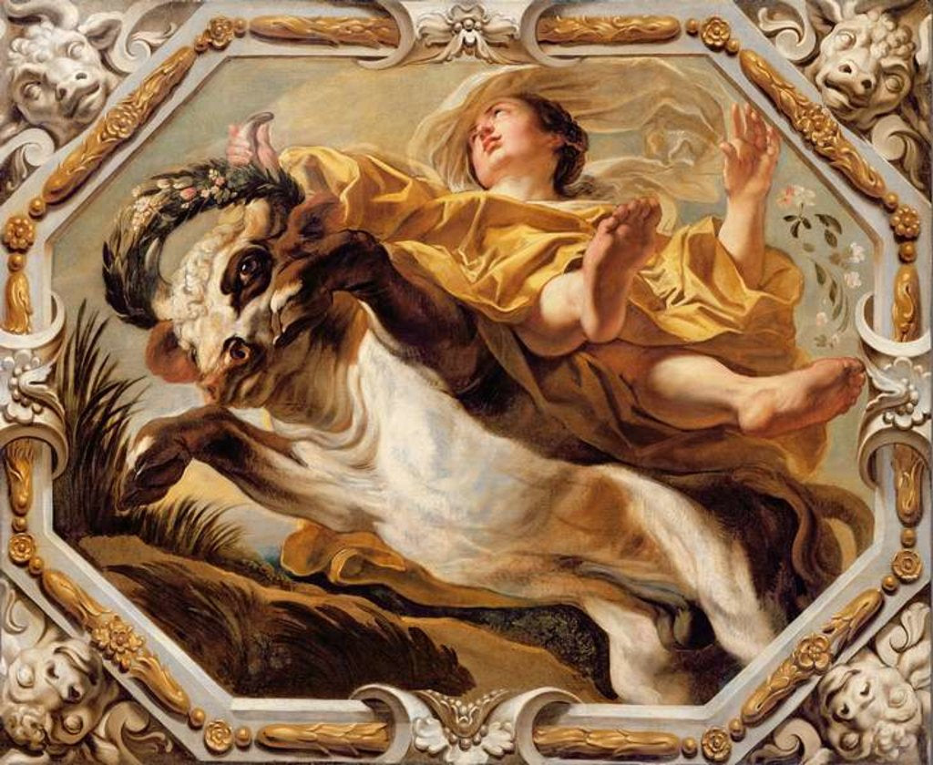 Detail of Taurus by Jacob Jordaens