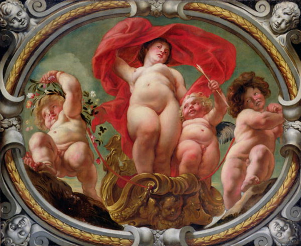 Detail of Gemini by Jacob Jordaens