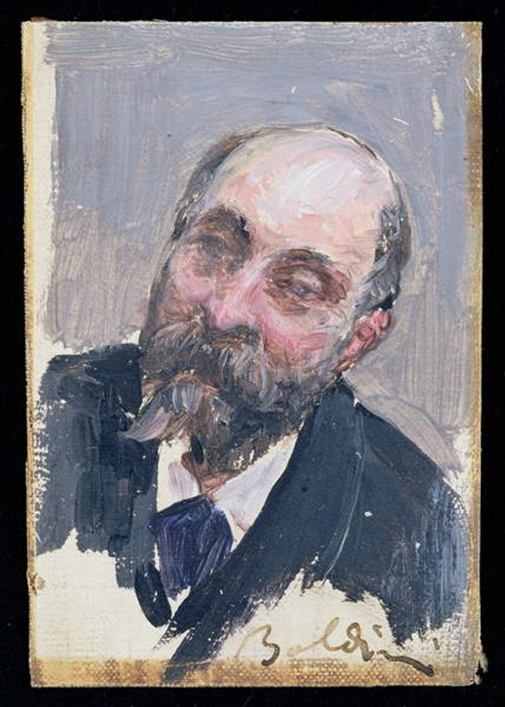 Detail of Portrait of Georges de Bellio 1894 by Giovanni Boldini