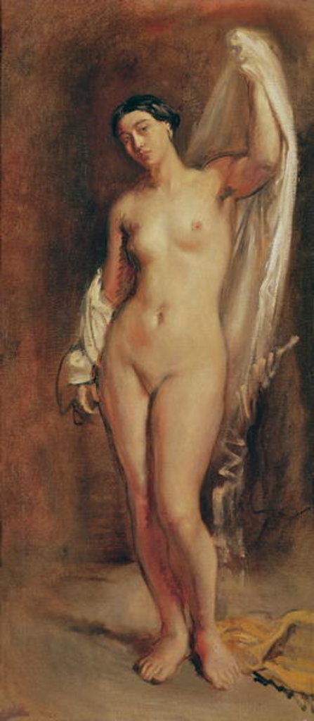 Detail of Standing Female Nude by Theodore Chasseriau