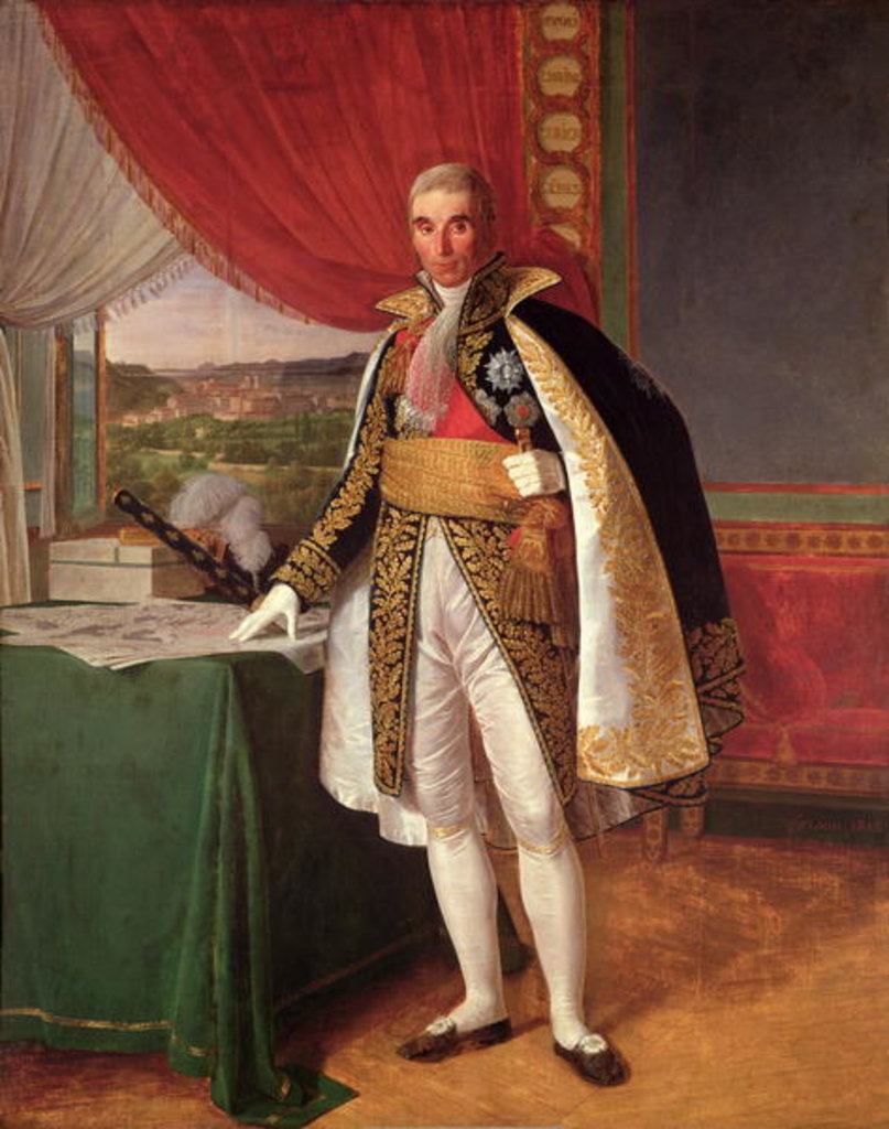 Detail of Marshal Andre Massena Duke of Rivoli, 1814 by Louis Hersent