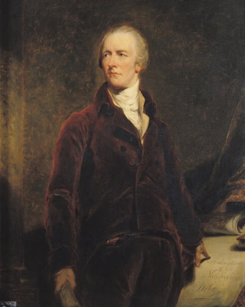 Detail of William Pitt the Younger by George Peter Alexander Healy