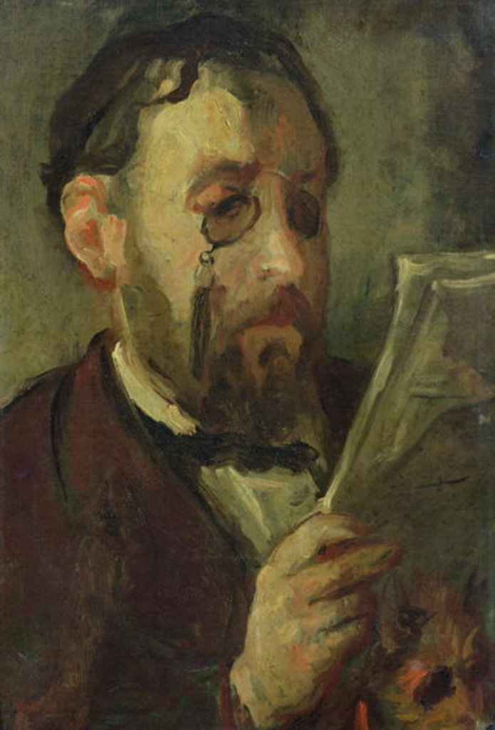 Detail of Edgar Degas by Marcellin Gilbert Desboutin
