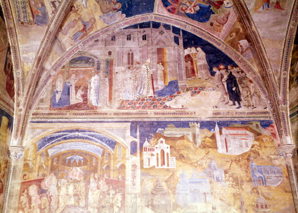 Detail of Scenes from the Life of St. Martial by Matteo di Giovanetto da Viterbo
